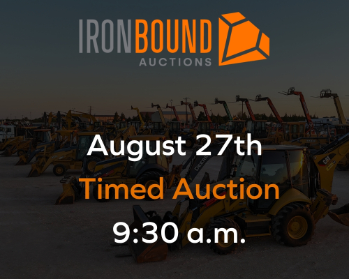 Timed August 2026 Public Equipment Auction