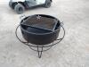 Unused 30" Fire Pit w/ Grill Plate - 2