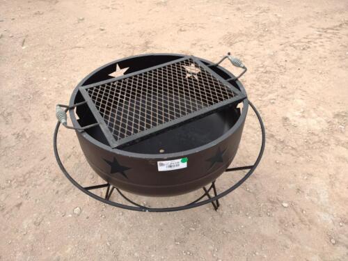 Unused 30" Fire Pit w/ Grill Plate