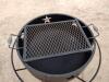 Unused 30" Fire Pit w/ Grill Plate - 3