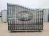 Unused Greatbear 20ft Iron Gate with ''DEER '' Artwork in the Middle Gate Frame - 2