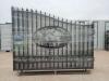 Unused Greatbear 20ft Iron Gate with ''DEER '' Artwork in the Middle Gate Frame - 2