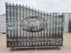Unused Greatbear 20ft Iron Gate with ''DEER '' Artwork in the Middle Gate Frame - 2