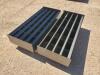 (2) 4Ft Unused Metal Bolt Bins - 3