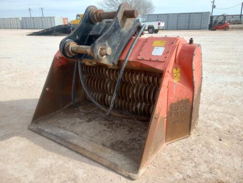 70” Excavator Screen Crusher Bucket