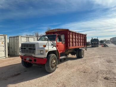 1989 Ford F-700 Grain Truck VIN# 29363