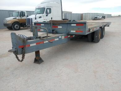 1988 Gooseneck Pintle Hitch Tilt Trailer