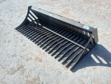 Unused 72" Rock Bucket (Skid Steer Attachment)