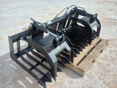 Unused 74” Skeleton Grapple Bucket (Skid Steer Attachment)