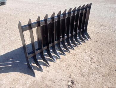 Unused 70'' Root Rake (Skid Steer Attachment)