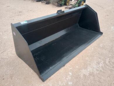 Unused 84” Skid Steer Bucket w/Single Blade