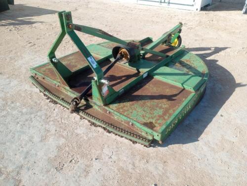 6Ft John Deere 616 Rotary Mower, 3 Pt Hitch