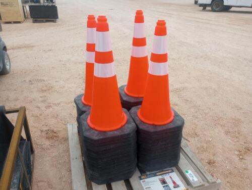 (50) Unused Safety Traffic Cones