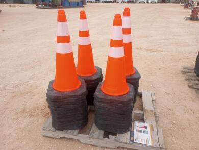 (50) Unused Safety Traffic Cones