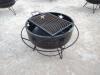 Unused 30" Fire Pit w/ Grill Plate - 2