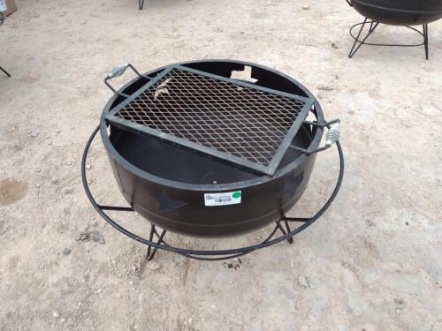 Unused 30" Fire Pit w/ Grill Plate