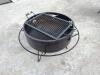 Unused 30" Fire Pit w/ Grill Plate - 2