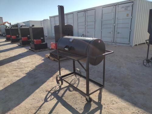 40" BBQ Pit w/ Vertical Smoker