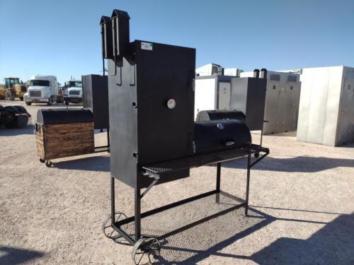 40" BBQ Pit w/ Vertical Smoker