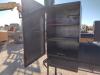 40" BBQ Pit w/ Vertical Smoker - 8