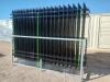 Unused Mobe Galvanized Steel Fence