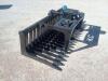 Unused KC Single Cylinder 76" Skeleton Grapple Bucket (Skid Steer Attachment) - 3