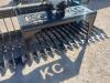 Unused KC Single Cylinder 76" Skeleton Grapple Bucket (Skid Steer Attachment) - 8