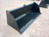 Unused 84” Skid Steer Bucket w/Single Blade - 5