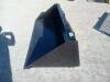 Unused 78” Skid Steer Bucket w/Single Blade - 2