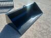 Unused 78” Skid Steer Bucket w/Single Blade - 5