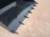 Unused 66” Skid Steer Bucket w/Teeth - 6