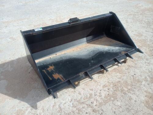 Unused 66” Skid Steer Bucket w/Teeth