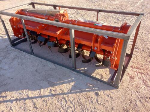 Unused Mower King TAS81 6Ft Rotary Tiller (3 Point Hitch Attachment)