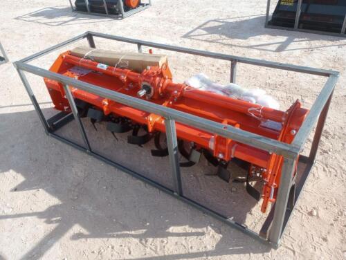 Unused Mower King TAS81 Rotary Tiller (3 Point Hitch Attachment)