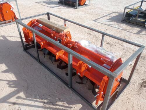 Unused Mower King TAS81 Rotary Tiller (3 Point Hitch Attachment)