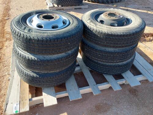 (6) Dodge Dually Wheels w/Tires 215/85 R 16