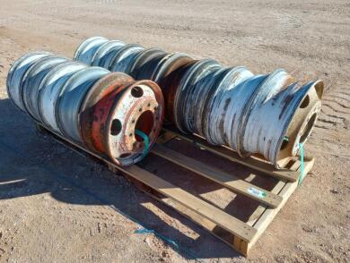 (13) Steel Truck Wheels 22.5