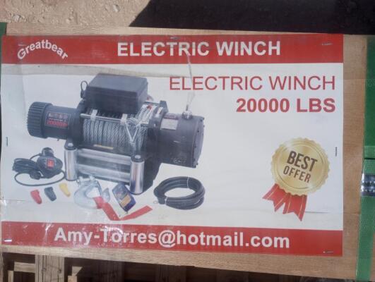 Unused Greatbear 20,000 LBS Electric Winch