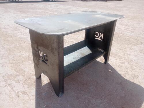 Unused 30'' x 57'' Welding Table w/Shelf (5/16'' Top)