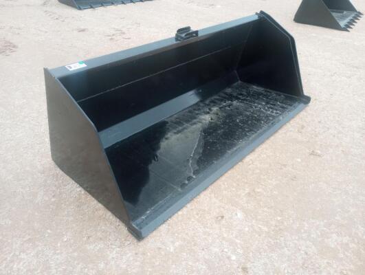 Unused 84” Skid Steer Bucket w/Single Blade