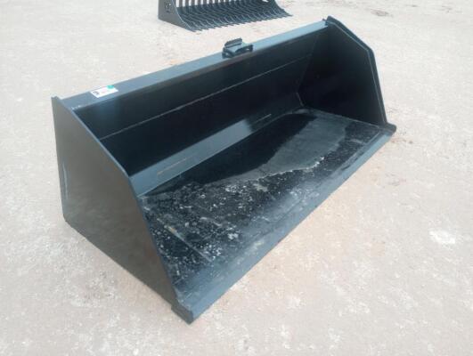 Unused 84” Skid Steer Bucket w/Single Blade
