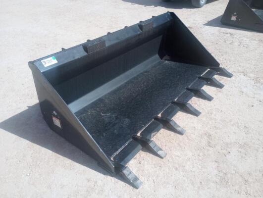 Unused 72” Skid Steer Bucket w/Teeth