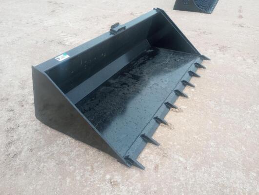 Unused 78” Skid Steer Bucket w/Teeth