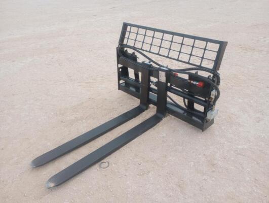 Unused SA-AD Hydraulic Pallet Forks (Skid Steer Attachment)