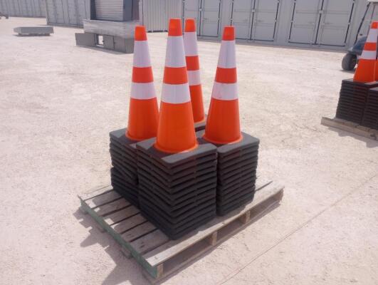 (50) Unused Safety Traffic Cones