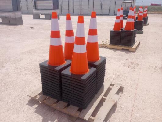 (50) Unused Safety Traffic Cones