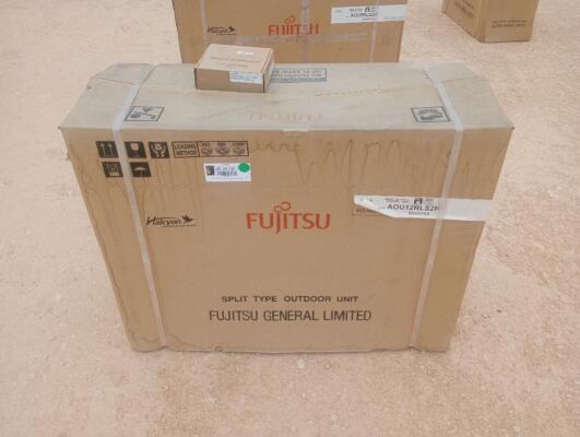 Unused Fujitsu Mini Split, Outdoor Unit w/Wired Remote Controller