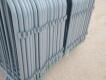 (40) Sections of Unused AGT Portable Galvanized Construction Site Fence- 4ft x 7ft Sections - 6