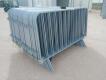 (40) Sections of Unused AGT Portable Galvanized Construction Site Fence- 4ft x 7ft Sections - 3