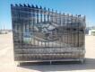 Unused Greatbear 20ft Iron Gate with ''DEER '' Artwork in the Middle Gate Frame - 2